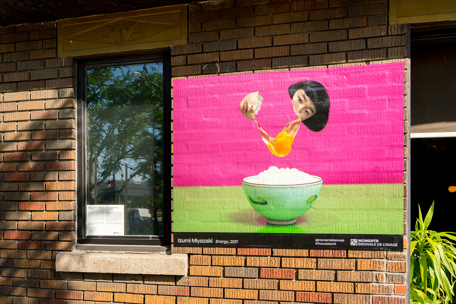 Izumi Miyazaki, Energy, vue d’exposition, Ping Pong Club, Montréal, 2019. Crédit photo : Jean-Michael Seminaro. © MOMENTA | Biennale de l’image.