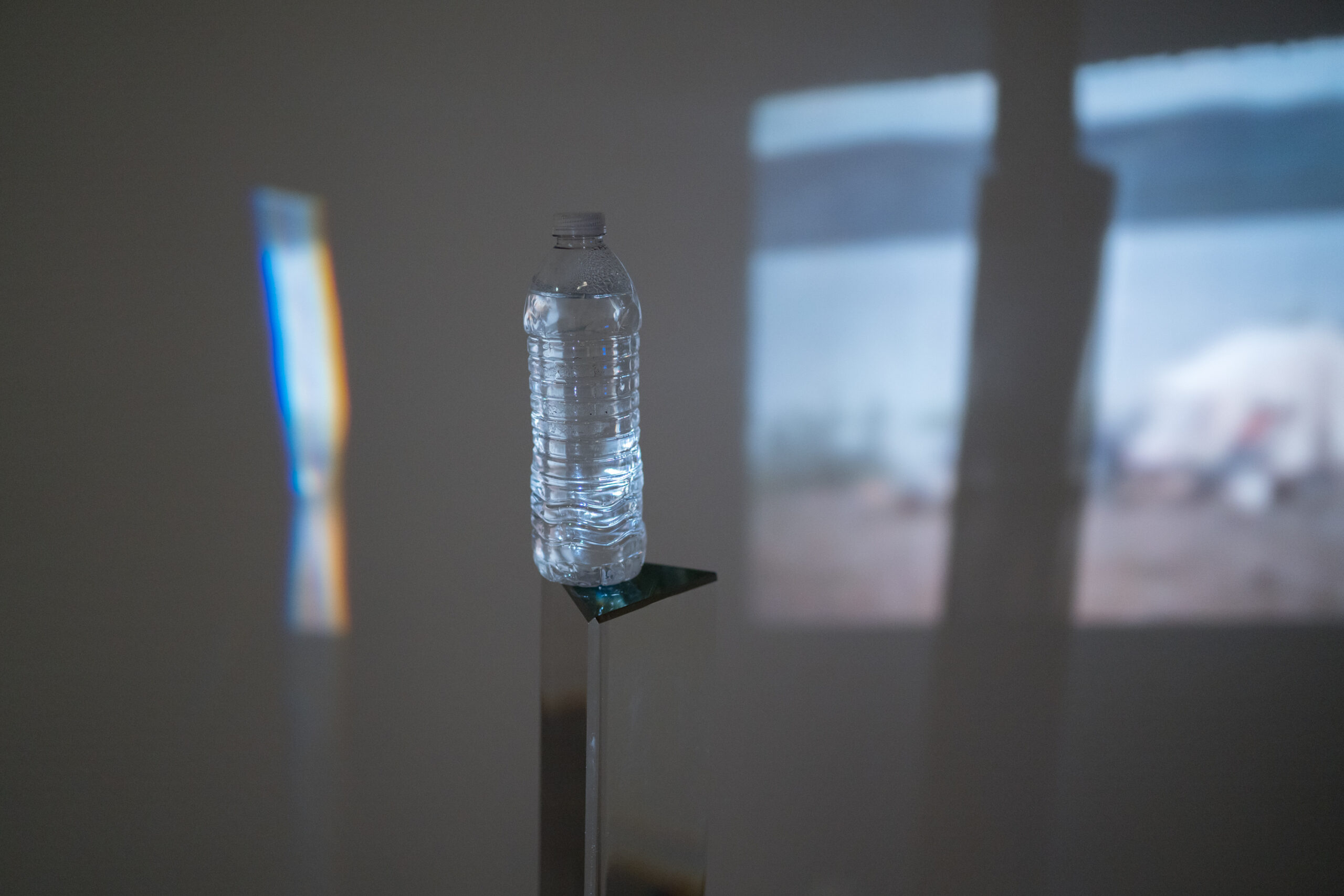 Ts̱ēmā Igharas et Erin Siddall, The Lake is a Cup (détail), 2021, vue d’installation à VOX dans le cadre de MOMENTA 2021. Commandée par MOMENTA Biennale d'art contemporain et la Toronto Biennial of Art. Photo : Jean-Michael Seminaro