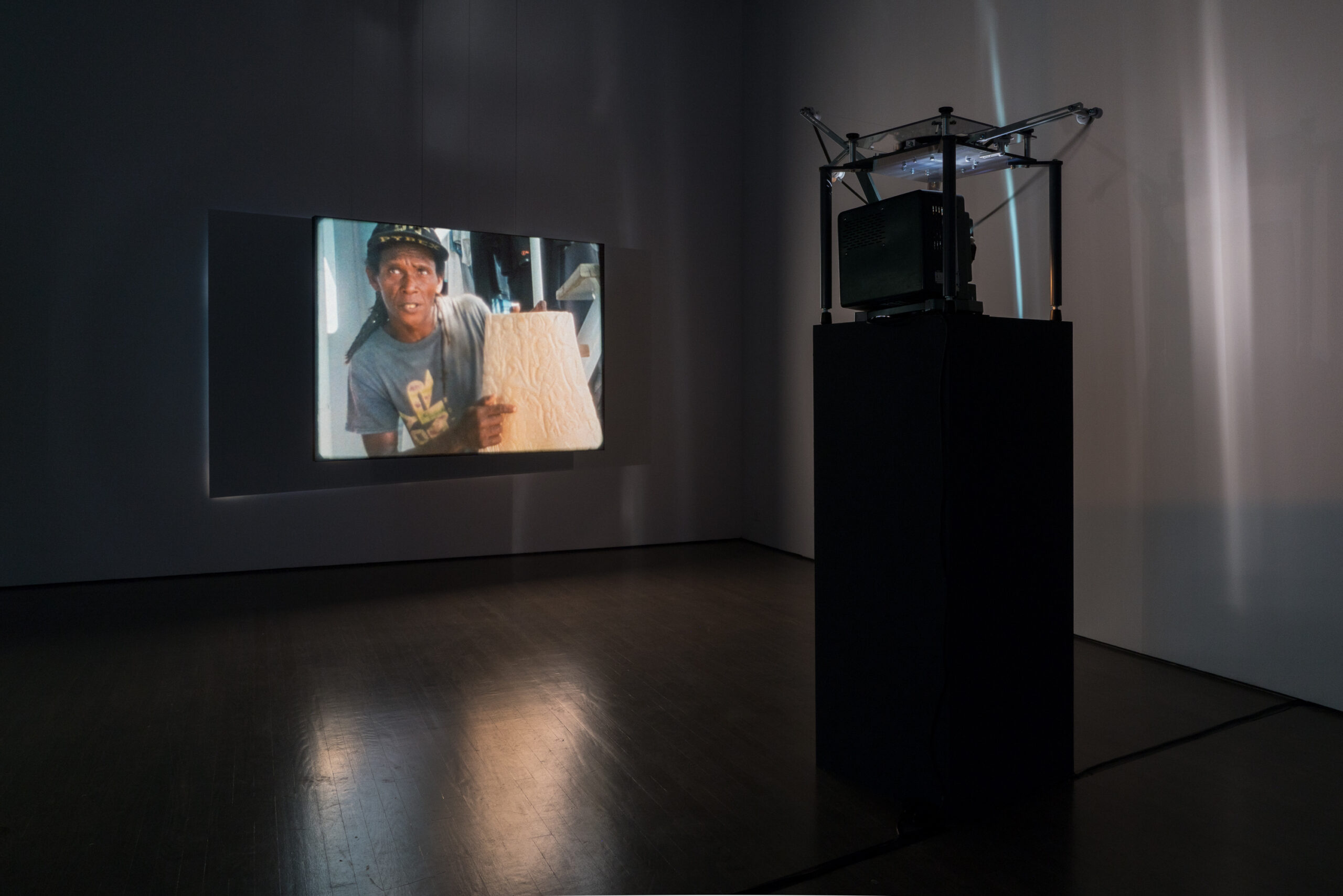 Beatriz Santiago Muñoz, Poetic Disorder, exhibition view presented at the Leonard item-gallery Bina Ellen Art Gallery as part of MOMENTA 2021. Photo: Jean-Michael Seminaro