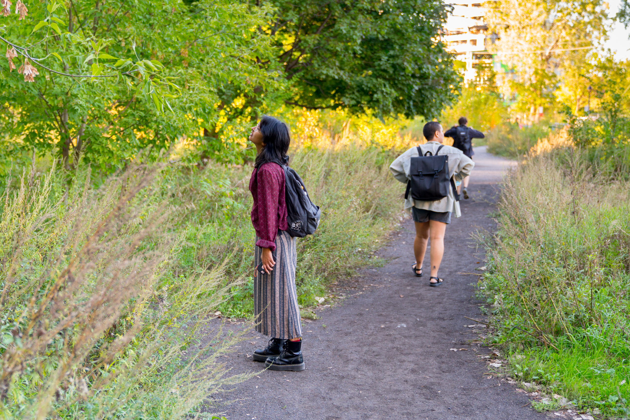 Queer Alchemy, creative and reflective workshop in collaboration with Jamie Ross, Aurora Prevelić, and Occurrence as part of MOMENTA 2021. Photo: Jean-Michael Seminaro